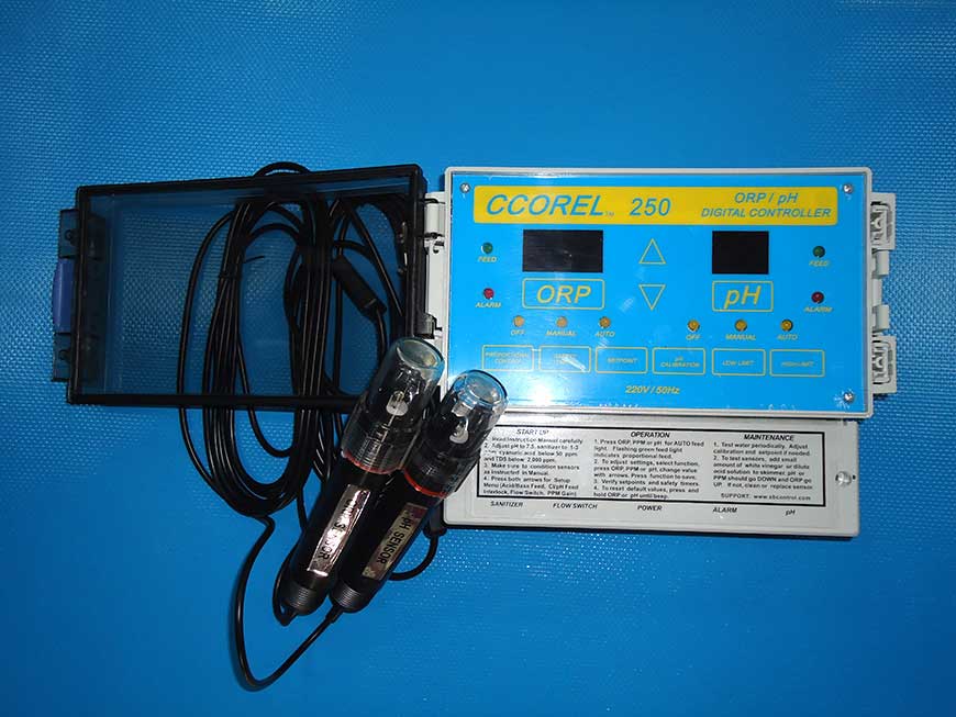 pool controller with dosing pump