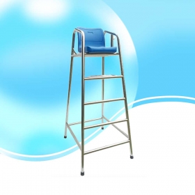 Combined pool stainless steel life-guard chair 