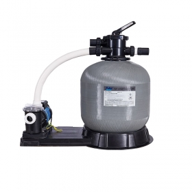Top mount sand filter with pump combo 