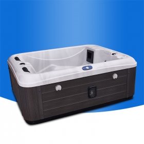 Joyspa Hot Tub JY8007 Features Dual Reclined Loungers And Compact Size 