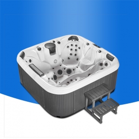 Joyspa Acrylic Hot Tubs JY8810 With A Extreme Lounger & A Neck Massage Seat 