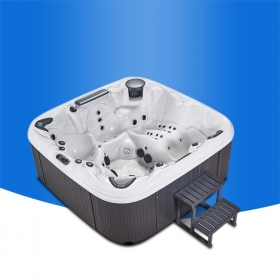 Outdoor Whirlpool Spa Donau JY8812 With One Lounger And 5 Deep Seats 
