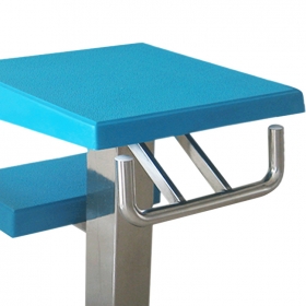 China Factory Swimming Pool High Quality Two Steps Stainless Steel Starting Blocks 