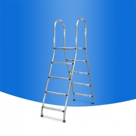 Double Sides Ultra Quality Swimming Pool Accessories Stainless Steel Anti-Slip Safety Pool Ladder 