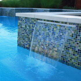 Sheer Descent Water Feature Swimming Pool Water Descent 