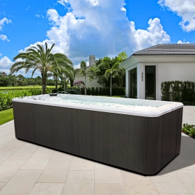 Outdoor Acrylic Hydro Swim Spa Whirlpool Swimming Pool 