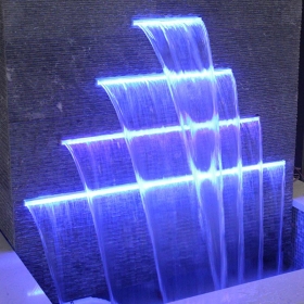 PIKES LED Water Cascade Blade Swimming Pool Waterfall Water Descent Factory 