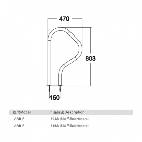 ARB Series Pool Ladder Imported Polished AISI-304 AISI-316 Stainless 