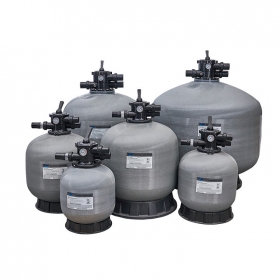 Top-mounted series sand filters Filtration Filter Tank and Valve 