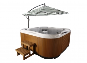 JY8003 Factory Supply Deluxe Massage Spa Tub Outdoor Whirlpool Hot Tubs for 5 Persons 