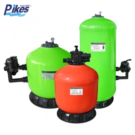 PIKES Fiberglass Laminated Top Mount Sand Filter for Swimming Pool Filtration System 