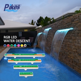 Acrylic LED Water Descent for decoration replaceable light strip 