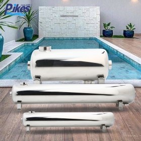 60kw Cyclic Heating Thermostat Stainless Steel Compact Pool Spa Boiler Reduced Pressure Loss Swimming Pool Heat Exchanger 